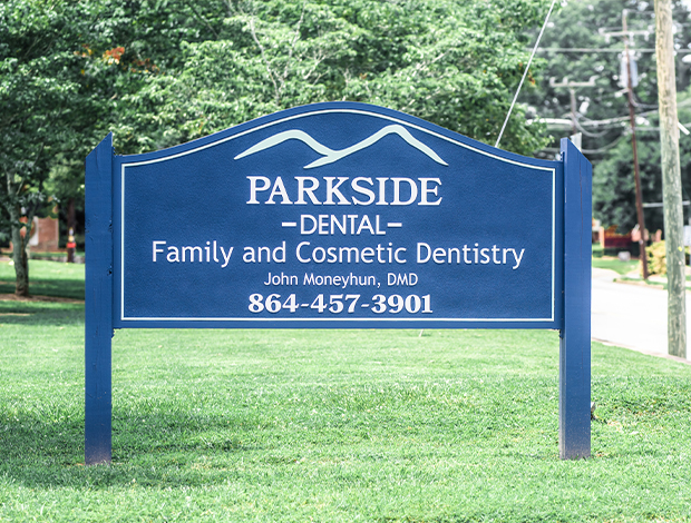 Parkside Dental LLC sign