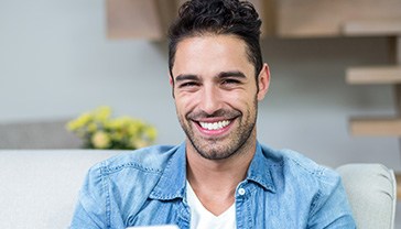 Young man with healthy smile