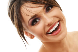 attractive woman smiling nice teeth