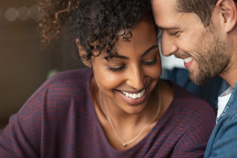 couple with teeth whitening in Landrum