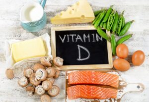 Foods rich in Vitamin D.